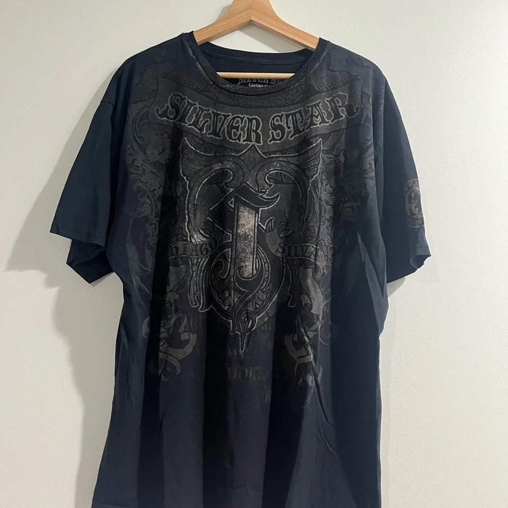 Y2K Silver Star Shirt - Picture 2 of 3